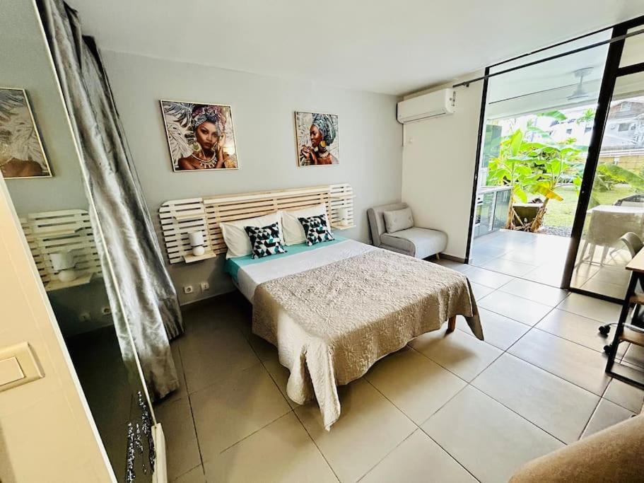 Studio Cosy Plage Et Piscine A Bas Du Fort Le Gosier (Grande-Terre) Exterior foto